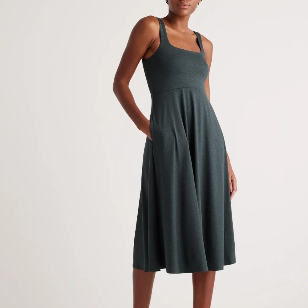 Elegant Dark Gray Womens Dress - Picture 5 of 7